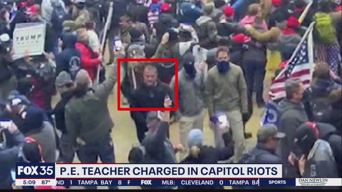 High school P.E. teacher arrested in alleged connection to Capitol riot